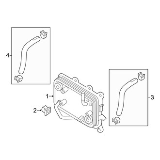 Hyundai OE - Cooling - Trans Oil Cooler Lines (Base / Limited / SE / Sport 2.4L)