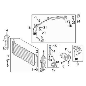 Hyundai OE - A/C Service Valve Core