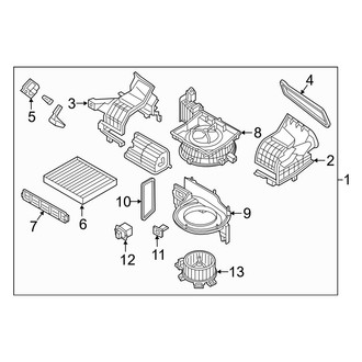 Hyundai OE - Air Conditioner & Heater - Blower Motor & Fan (Base / Eco / Limited / Limited 2.0T / SE / Sport / Sport 2.0T)