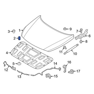Hyundai OE - Hood Stop Buffer