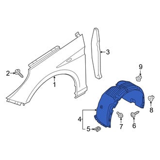 Hyundai OE - Front Right Fender Splash Shield