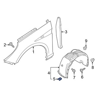 Hyundai OE - Fender Liner Nut