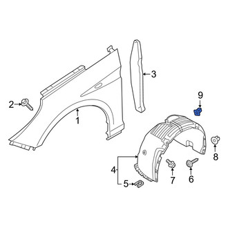 Hyundai OE - Fender Liner Nut