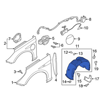 Hyundai OE - Front Right Fender Splash Shield