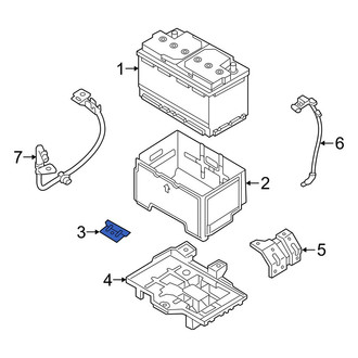 Hyundai OE - Battery Hold Down