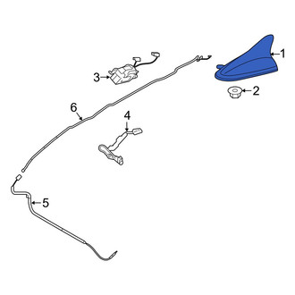 Hyundai OE - Radio Antenna Assembly