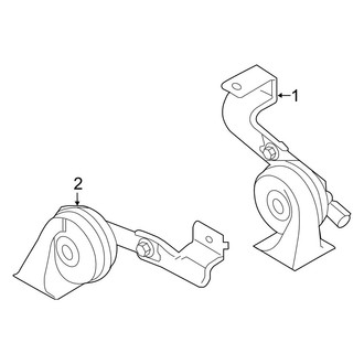 Hyundai OE - Electrical - Horn (Base / Eco / Limited / Limited 2.0T / SE / Sport / Sport 2.0T)