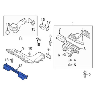 Hyundai OE - Air Cleaner Baffle