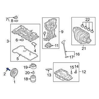 Hyundai OE - Engine Crankshaft Pulley Bolt