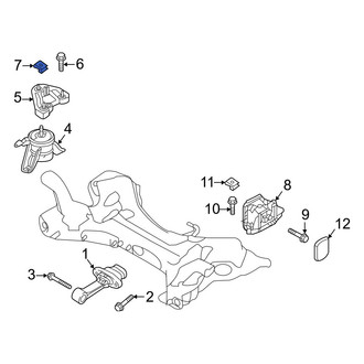Hyundai OE - Automatic Transmission Mount Nut