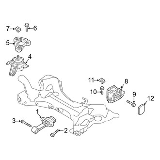 Hyundai OE - Engine / Transaxle - Engine & Transmission Mounting (FULL HYBRID EV-GAS (FHEV) / PLUG-IN HYBRID EV-GAS (PHEV))