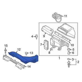 Hyundai OE - Front Engine Air Intake Hose