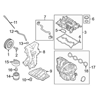 Hyundai OE - Engine / Transaxle - Engine Parts (1.6L)