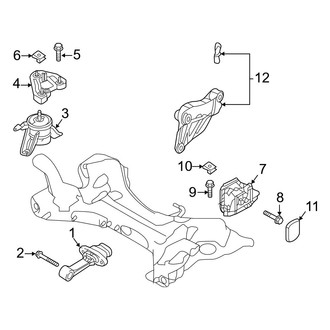 Hyundai OE - Engine / Transaxle - Engine & Transmission Mounting (1.6L)