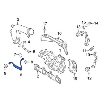 Hyundai OE - Turbocharger Oil Line