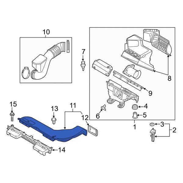 Engine Air Intake Hose