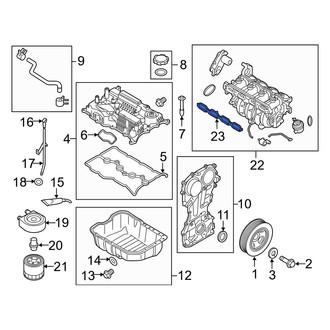 Hyundai OE - Engine Intake Manifold Gasket