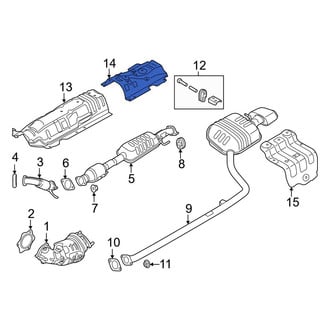 Hyundai OE - Center Floor Pan Heat Shield