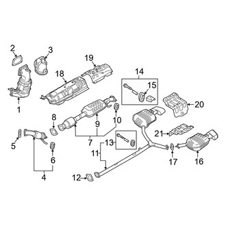 Hyundai OE - Exhaust System - Exhaust Components