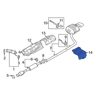 Hyundai OE - Rear Right Floor Pan Heat Shield