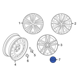 Hyundai OE - Wheel Cap