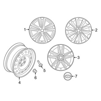 Hyundai OE - Wheels (Base / Eco / Limited / Limited 2.0T / SE / Sport / Sport 2.0T)