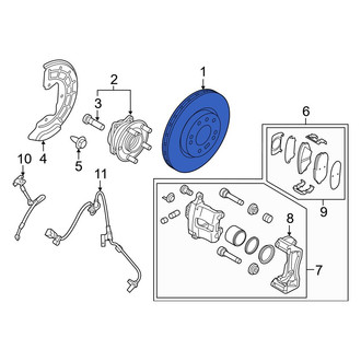 Hyundai OE - Front Disc Brake Rotor