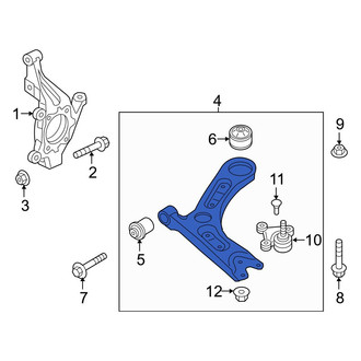 Hyundai OE - Front Left Suspension Control Arm