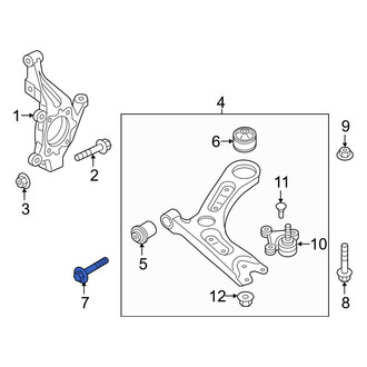 Hyundai OE - Front Suspension Crossmember Bolt