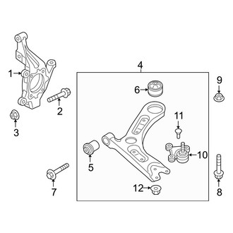 Hyundai OE - Front Suspension - Suspension Components