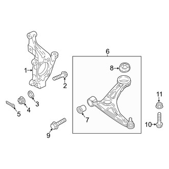 Hyundai OE - Front Suspension - Suspension Components (Hybrid / Hybrid Limited / Plug-In Hybrid / Plug-In Hybrid Limited)