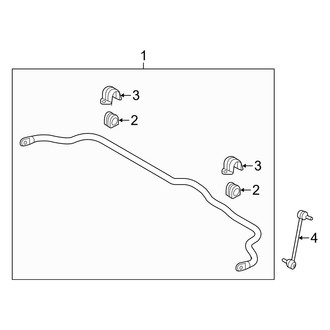 Hyundai OE - Front Suspension - Stabilizer Bar & Components