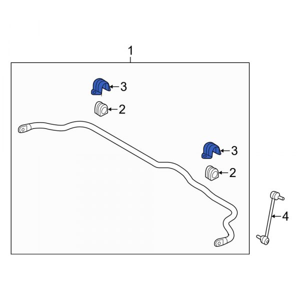 Suspension Stabilizer Bar Bracket