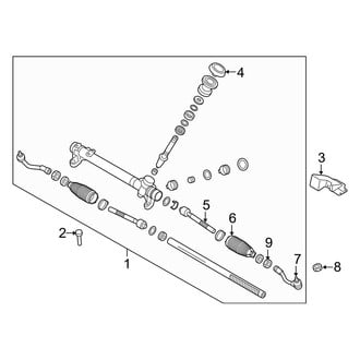 Hyundai OE - Steering Gear & Linkage (W/O Sport Steering)