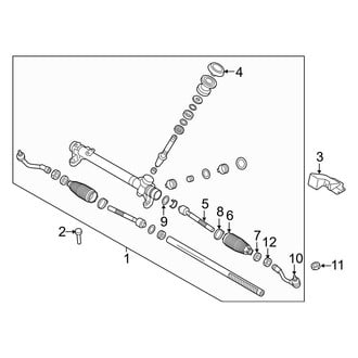 Hyundai OE - Steering Gear & Linkage (Hybrid / Hybrid Limited / Plug-In Hybrid / Plug-In Hybrid Limited)