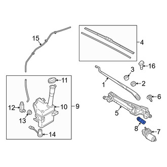 Hyundai OE - Wiper Linkage Brace