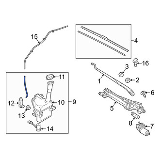 Hyundai OE - Washer Fluid Reservoir