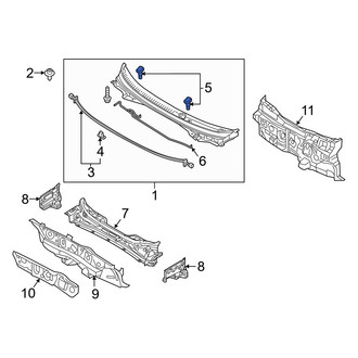 Hyundai OE - Front Windshield Washer Nozzle