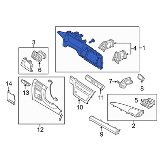 Hyundai OE - Lower Instrument Panel Trim Panel