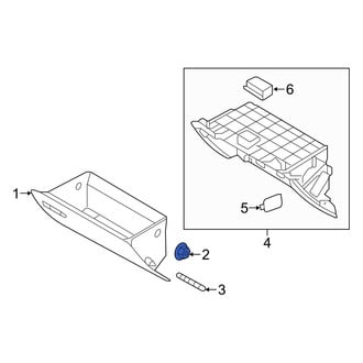 Hyundai OE - Front Glove Box Door Bumper