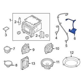 Hyundai OE - Radio Antenna Assembly