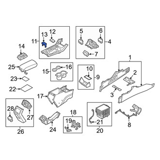 Hyundai OE - Automatic Transmission Shift Cover Plate Cap
