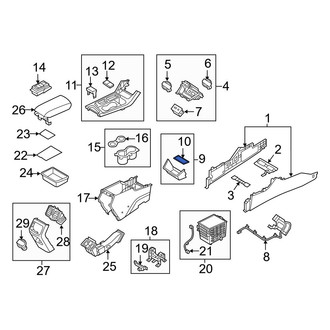 Hyundai OE - Console Mat