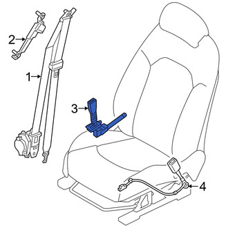 Hyundai OE - Left Seat Belt Pretensioner