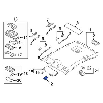 Hyundai OE - Sun Visor Holder
