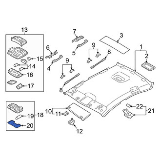 Hyundai OE - Dome Light Lens