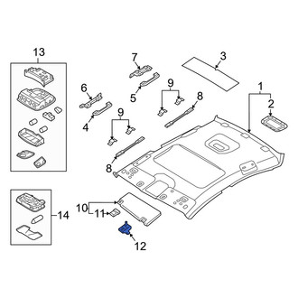 Hyundai OE - Sun Visor Holder