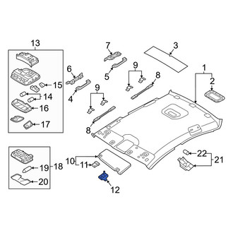 Hyundai OE - Sun Visor Holder