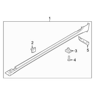 Hyundai OE - Pillars, Rocker & Floor - Exterior Trim (Base / Eco / Limited / Limited 2.0T / SE / Sport / Sport 2.0T)