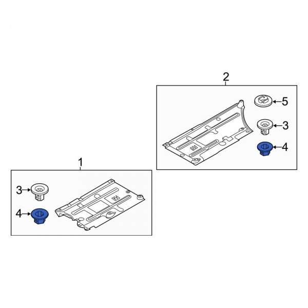 Floor Pan Splash Shield Nut